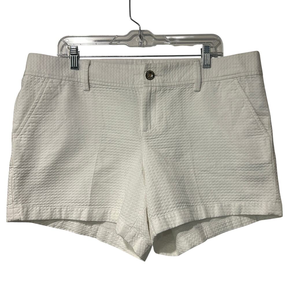 Lilly Pulitzer Callahan NWT Shorts Size 16 Nautical Casual Pockets Cotton White